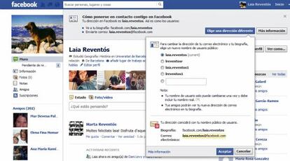 El nuevo correo de Facebook. 