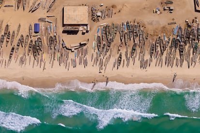 Cayucos playa Nuakchot Mauritania