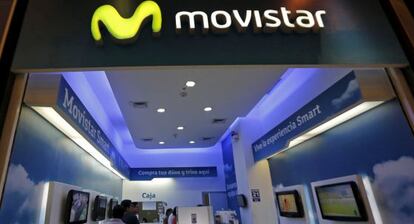 Una tienda de Movistar.