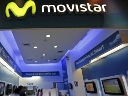 Una tienda de Movistar.