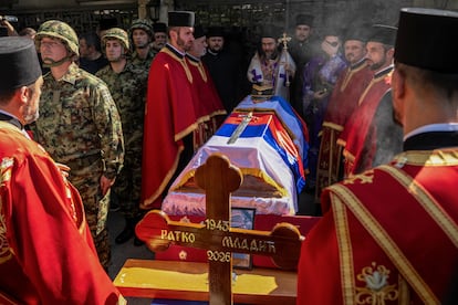 Ratko Mladić, en Belgrado
