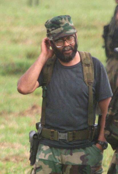 Foto de archivo del actual líder de las FARC, Alfonso Cano