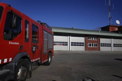 Un camión de los Bomberos de la Generalitat 