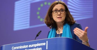 La comisaria europea de Comercio, Cecilia Malmström.