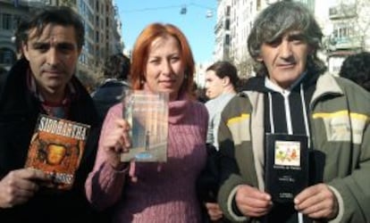 Elisa Vidal, Lucky Martínez y Vicente Espí.