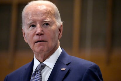 President Joe Biden speaks at St. John Baptist Church in Columbia, S.C., on Sunday, Jan. 28, 2024.