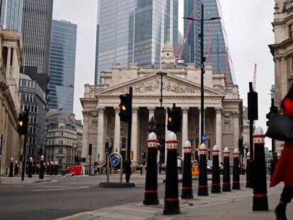 Panorámica del centro financiero de Londres.