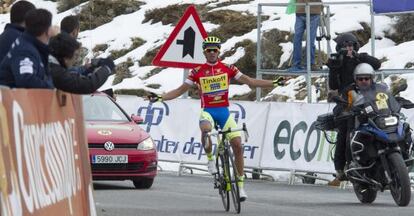 El español Alberto Contador, en la tercera etapa de la Vuelta a Andalucía-Ruta del Sol.