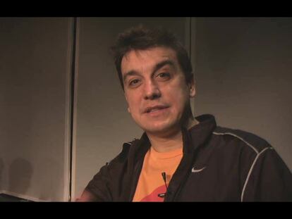Javier Veiga en la Noche de los Teatros