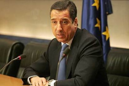 Eduardo Zaplana, en el Congreso de los Diputados.