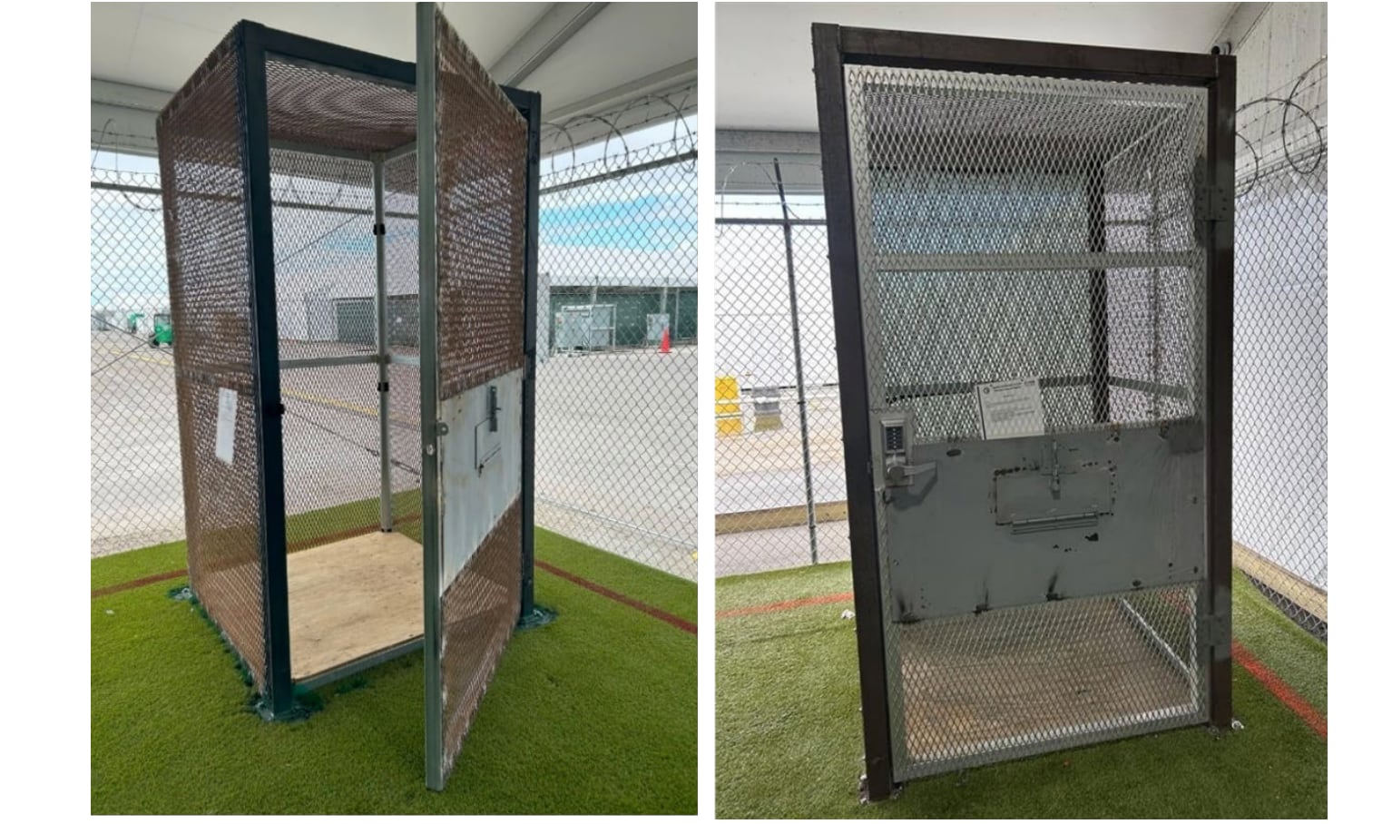 El Gobierno de Trump confirma el uso de jaulas para inmigrantes como castigo en Alligator Alcatraz