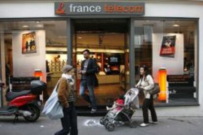 Tienda de France Telecom en París.