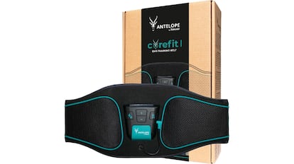 Vista del cinturón de entrenamiento con descuento en Amazon.