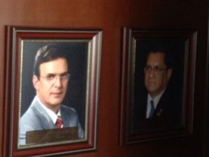 Las fotografías de Marcelo Ebrard y Joel Ortega