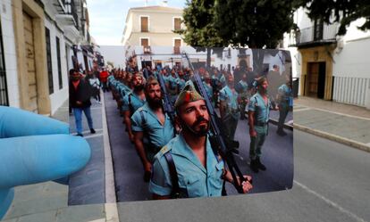 Los legionarios de Ronda, en abril de 2019.