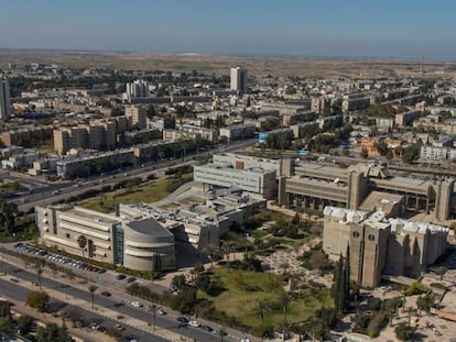 El campus de la Universidad Ben-Gurión del Néguev en Beerseba.