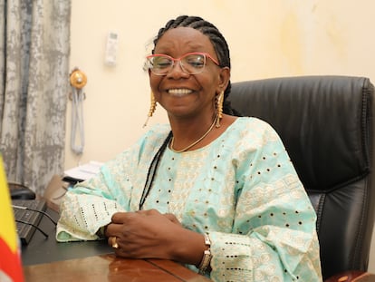 Djingarey Maiga, in her office in Bamako, the capital of Mali