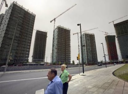 Torres Europa, en L&#39;Hospitalet de Llobregat (Barcelona), construidas por Martinsa-Fadesa.