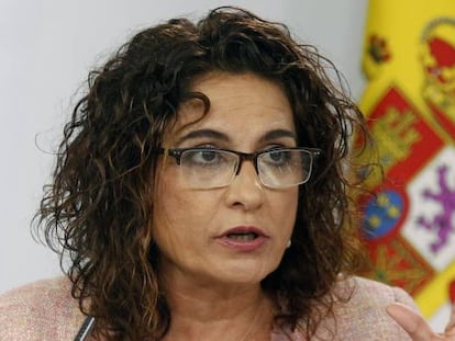 La ministra de Hacienda, María Jesús Montero.