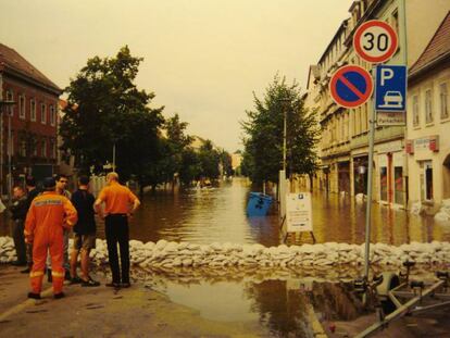 Inundación en Pirna, Alemania, 2002