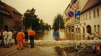 Inundación en Pirna, Alemania, 2002