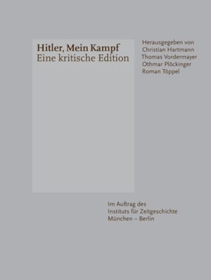 Portada de la nueva edición crítica de 'Mein Kampf'