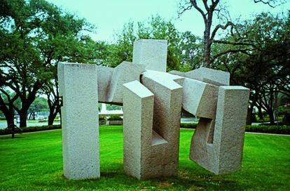 'Abesti gogorra', escultura de Eduardo Chillida, propiedad del Museum of Fine Arts de Houston.