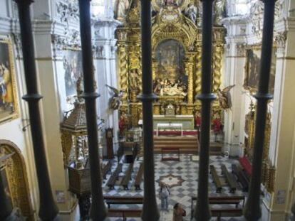 Altar mayor de La Caridad visto desde el coro.