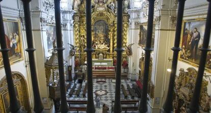 Altar mayor de La Caridad visto desde el coro.