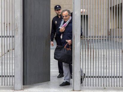 Sergio Blasco tras ser puesto en libertad por el juez de la operaci&oacute;n Osvaldo.