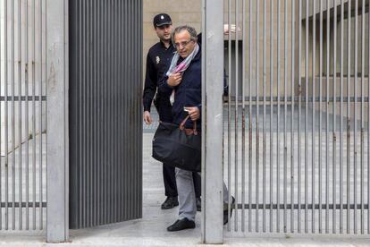 Sergio Blasco tras ser puesto en libertad por el juez de la operación Osvaldo.