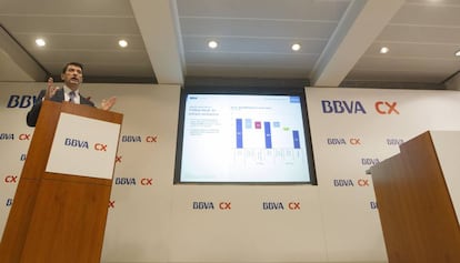 L&#039;economista del BBVA Research, Rafael Dom&eacute;nech, aquest dimarts.
 