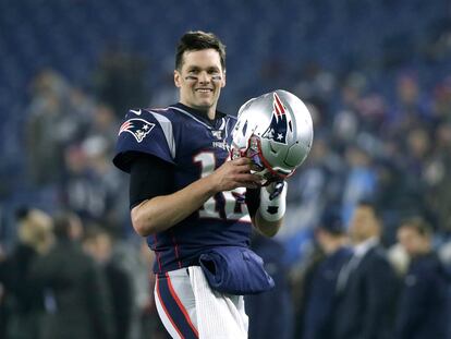 El 'quarterback' Tom Brady, esta temporada con los New England Patriots.