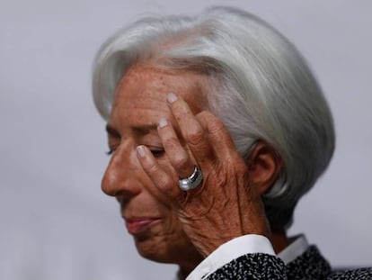 La directora gerente del FMI, Christine Lagarde