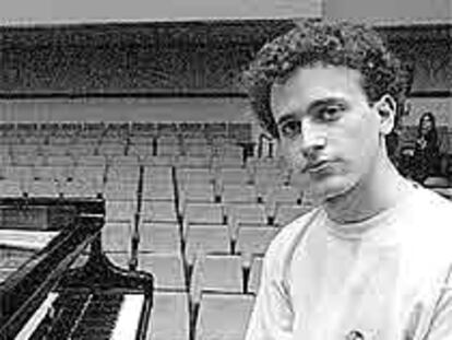El pianista Jonathan Gilad, el sábado en San Sebastián.