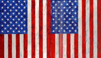 Dos banderas de Jasper Johns.