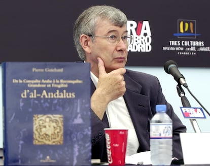 El historiador francés Pierre Guichard, en la presentació de un libro suyo en Madrid, en 2003.