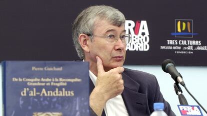 El historiador francés Pierre Guichard, en la presentació de un libro suyo en Madrid, en 2003.