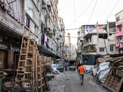 Imagen del barrio Bab el Tebeneh de Trípoli, el 29 de abril.