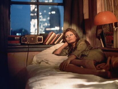 Sophia Loren Lying on Bed
