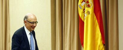 El ministro de Hacienda, Cristóbal Montoro.
