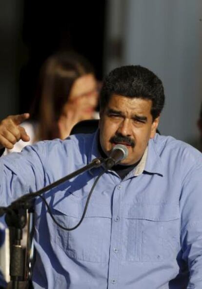 El presidente de Venezuela Nicolás Maduro, el pasado martes en Caracas.