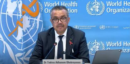 El director general de la OMS, Tedros Adhanom, este miércoles. 
 