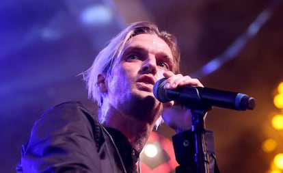 Aaron Carter, en Las Vegas (Nevada, EE UU), el pasado mes de julio.