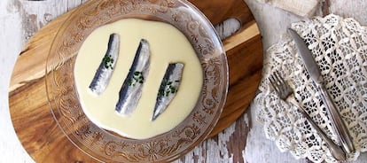 Las sardinillas que nadaban en ajoblanco