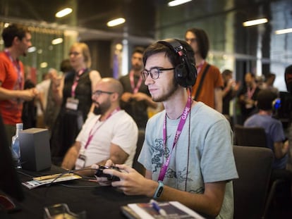 Participantes del congreso Gamelab, en Barcelona.