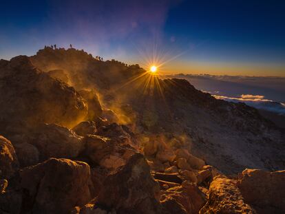 El Parque Nacional del Teide, en la isla de Tenerife.