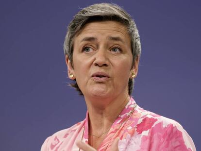 La comisaria Margrethe Vestager.
