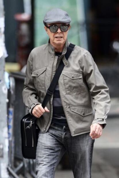 David Bowie fue visto en Nueva York en octubre de 2013.