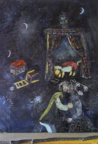 El cuadro 'Escena alegórica' de Chagall